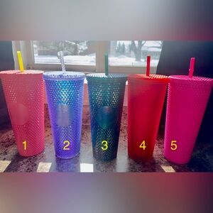 Starbucks tumblers *priced per cup*